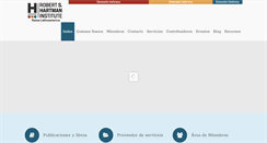 Desktop Screenshot of hartmaninstitute-la.com